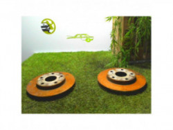 Paire de disques avant...